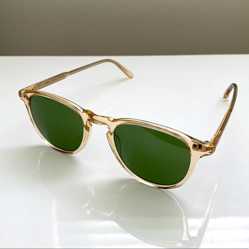 Garrett Leight Hampton Sun Champagne Sunglasses